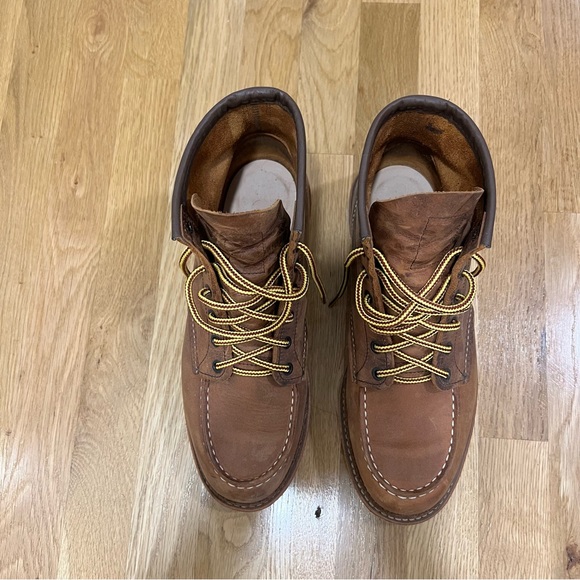 Red Wing CLASSIC MOC MEN'S 6-INCH BOOT IN COPPER ROUGH & TOUGH LEATHER - Picture 5 of 15